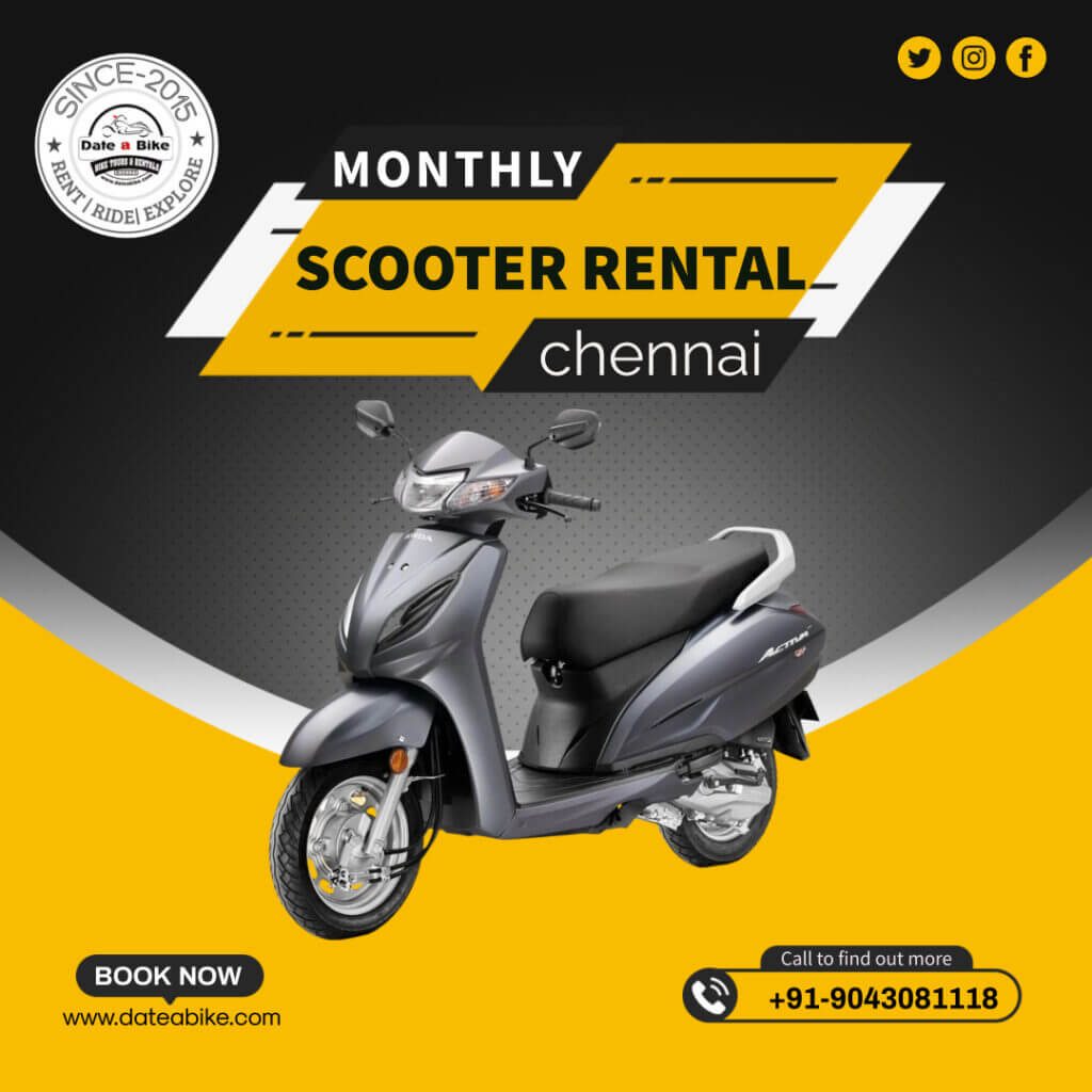 Monthly Scooter Rental - Honda Activa