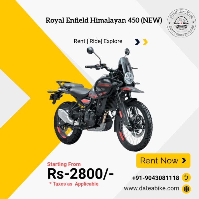 Rent Royal Enfield Himalayan 450 [New]